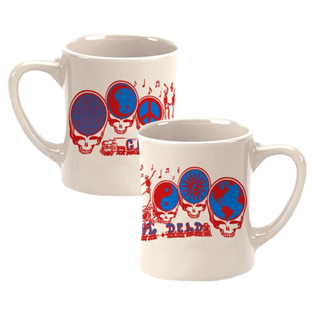 Stealie Train Diner Mug | Grateful Dead Official Store